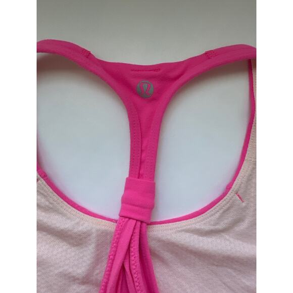 Lululemon Bright Pink Tank Top with Built in Bra Size XS - Picture 2 of 9